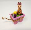 Picture of Limoges Easter Rabbit on Pink Cart Box