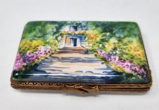 Picture of Limoges Giverny Garden Postcard Box