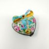 Picture of Limoges Heart with Flowers, Gold Bow and Ladybug box