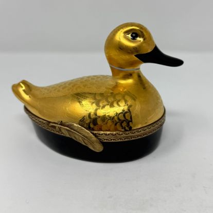 Picture of Limoges Museum Gold Duck Box