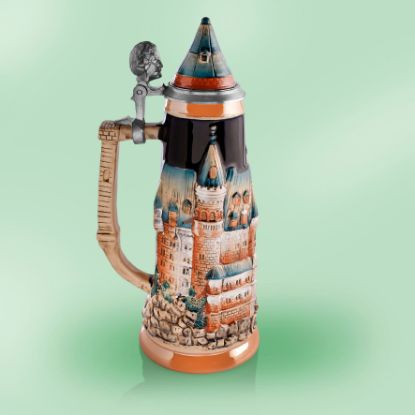 Picture of Neuschwanstein Castle with Castle Top Beer Stein