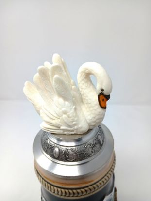 Picture of Neuschwanstein Castle with Swan Top Beer Stein