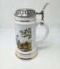 Picture of Wedding Stein with Church and Pewter Lid