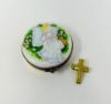 Picture of Limoges Baby Boy Christening Box with Cross