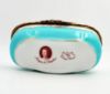Picture of Limoges Florence Artistic Box Painting with Gold Leaf Details   