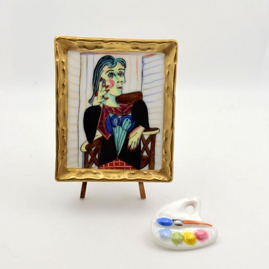 Picture of Limoges Picasso Painting on Easel Box  