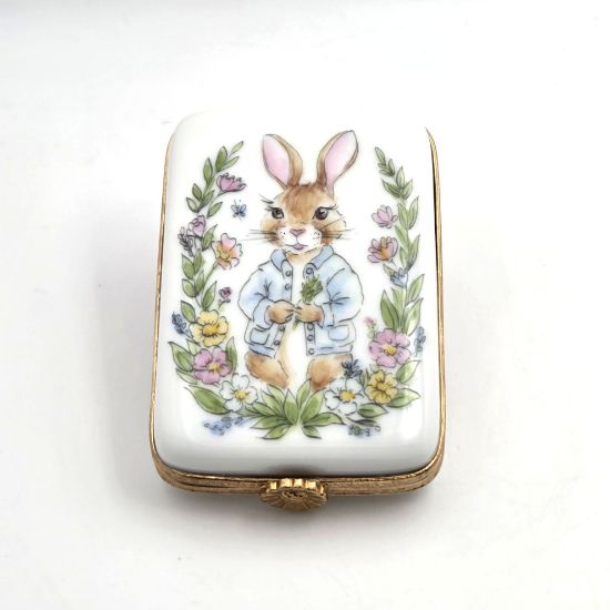 Picture of Limoges Peter Rabbit with Garden Garland  Box
